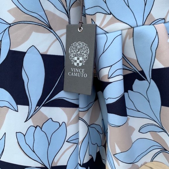 Vince Camuto Crepe Knit Bell Sleeve Dress - Picture 8 of 15